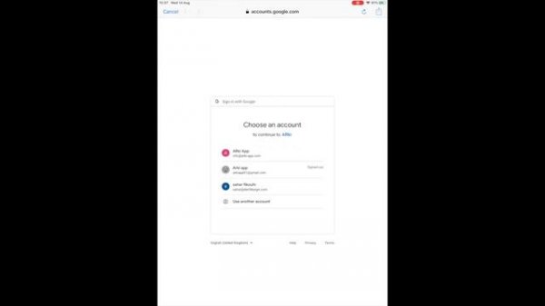 Google Sign in and Google Drive Access for ARki 5.6