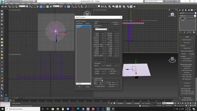 How to create a table cloth in 3ds Max смотреть онлайн