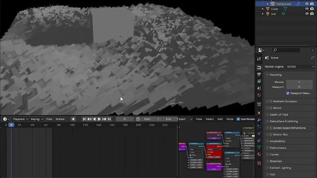 Blender Addon Review- geometry nodes Stylized grass смотреть онлайн