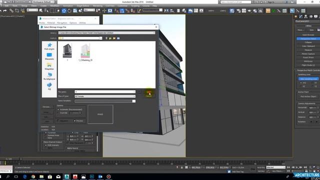 How to add rendering on 3ds max image - Perspective Match & Post Production смотреть онлайн