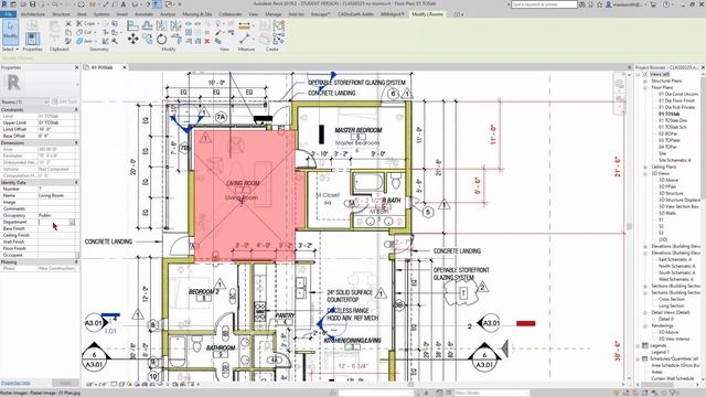33 PSHD Revit Rooms Placing 02