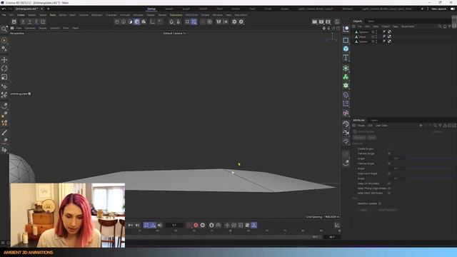 C4D 3D Modeling EP30 Untriangulate смотреть онлайн