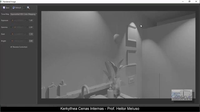 KERKYTHEA RENDER PARA SKETCHUP 22/24: Editando luzes com Clay Render (CURSO GRÁTIS) смотреть онлайн