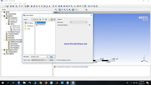 How to start with ANSYS CFX Pre смотреть онлайн
