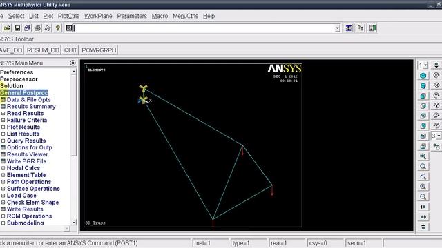 Ansys 3D Truss Video Tutorial смотреть онлайн