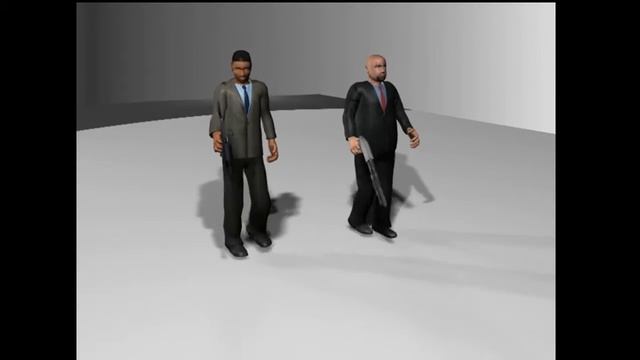 Test Walk Biped - 3Ds Max. смотреть онлайн