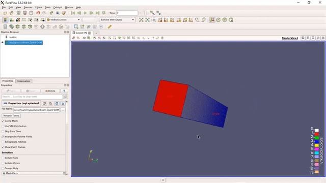 Simulating 1D heat conduction problem using the newly compiled Laplacian solver смотреть онлайн
