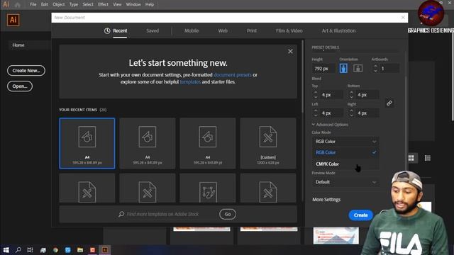 Adobe illustrator CC 2019 layout and basic settings in Urdu Hindi | Epi 02 смотреть онлайн