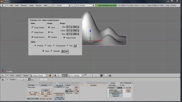 Make a Sculpty Using Blender Tutorial (Terrain Example) смотреть онлайн