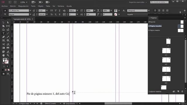 Curso de Indesign CC #37 - Panel de Páginas смотреть онлайн