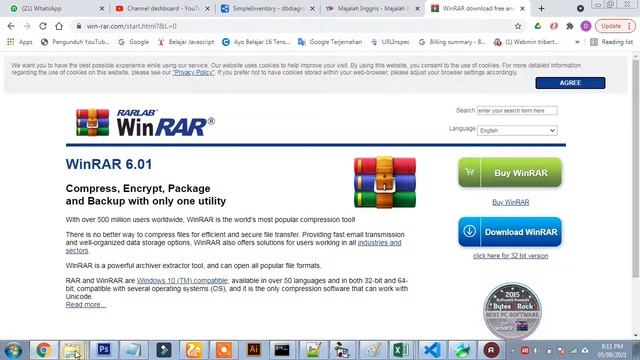 Serial Tutorial Belajar Winrar: 02 Instalasi Winrar смотреть онлайн
