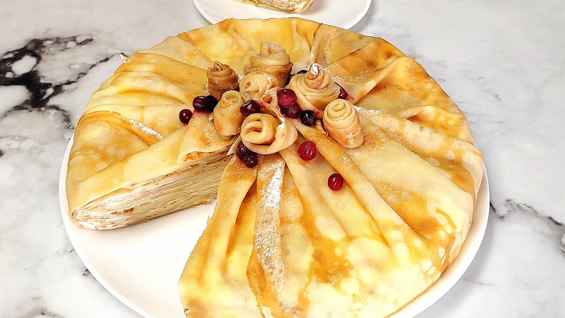 Блинный торт к МАСЛЕНИЦЕ с творожно-сливочным кремом ЧИЗ смотреть онлайн