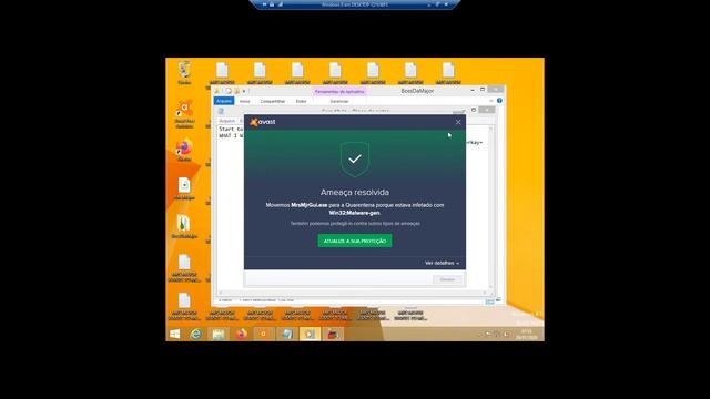 Avast vs Mrs Major - Teste de Anti-Vírus Vs Vírus смотреть онлайн