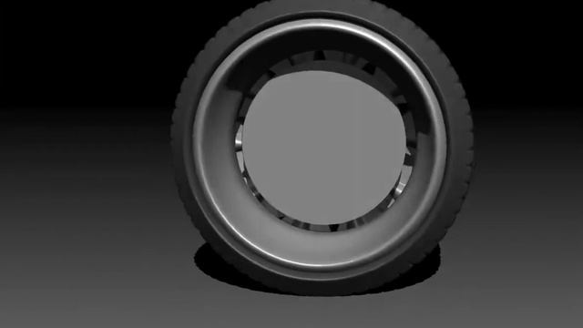 Car Tire TurnTable in Zbrush смотреть онлайн