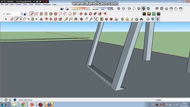 How To Make Chair in Sketchup step 1 смотреть онлайн