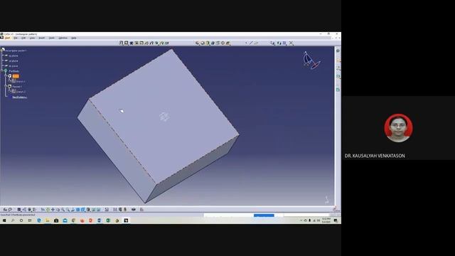 Google Meet CATIA Rectangular, Circular and User Pattern смотреть онлайн
