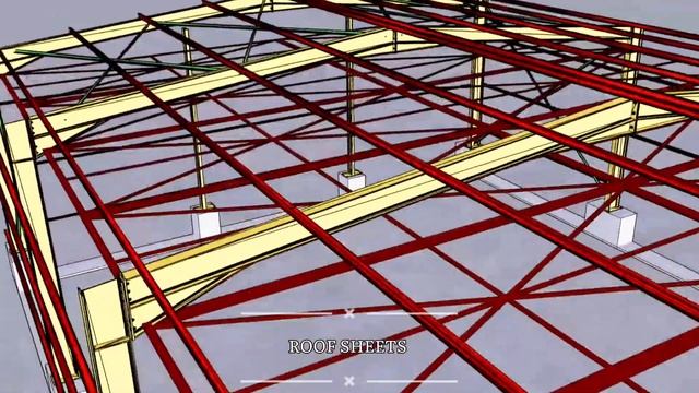 Steel Structure || Construction Stage Video || SketchUp Model #DcSenjoy смотреть онлайн