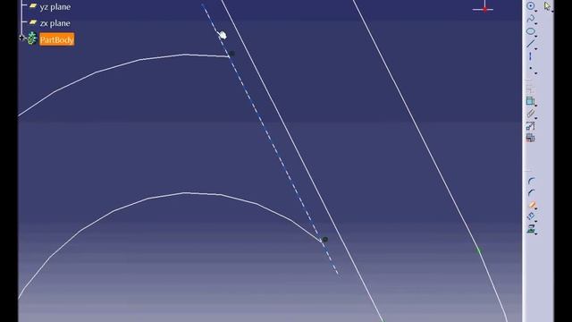 CATIA Clip part Design смотреть онлайн