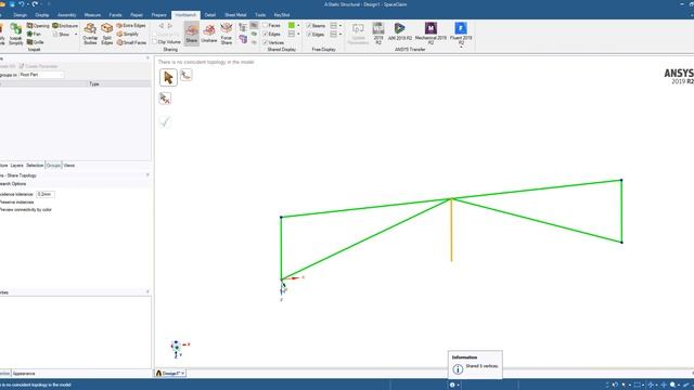 Performing a Beam Analysis using ANSYS Mechanical and SpaceClaim - ANSYS 2019 R2 смотреть онлайн