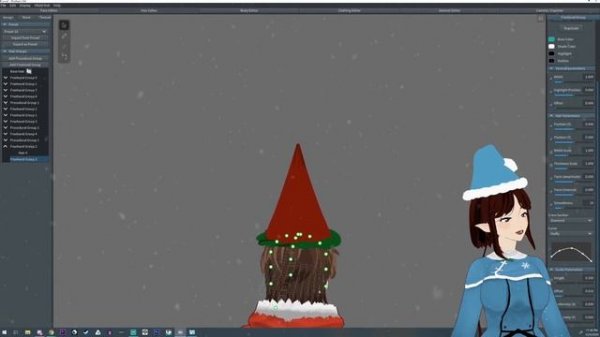 Tutorial - Make a Santa Hat for your Vroid Vtuber Model!