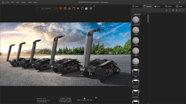 SOLIDWORKS 2023 Visualize смотреть онлайн