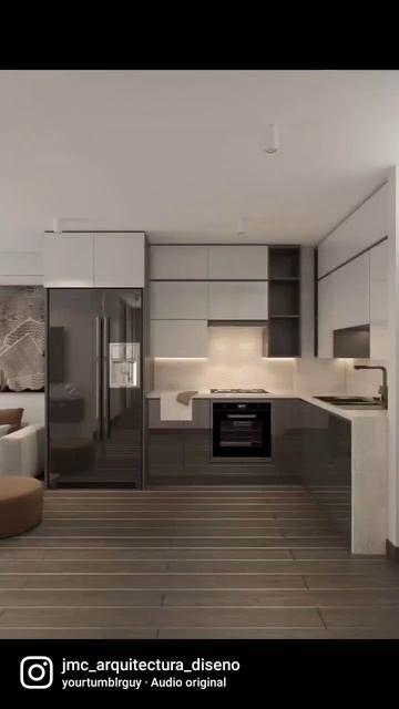 REEL HOUSE APTO #shorts #design #arquitecture #kitchen #cocina #render #interiores #3dsmax смотреть онлайн