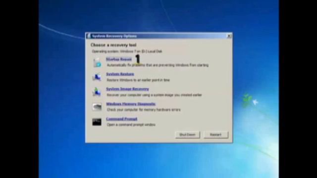 Windows 7 System Repair Disk