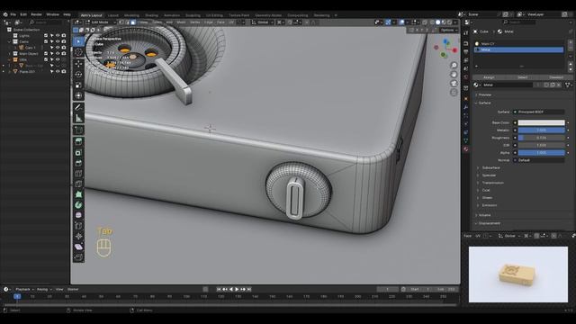 Mini Stove Gas Complete Process In Blender (Timelapse) | Blender 4.1 | #artofabhi9 #blender #b3d смотреть онлайн