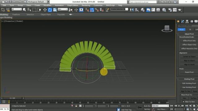 3Ds Max Tutorial - Use of Angle Snap Toggle. смотреть онлайн