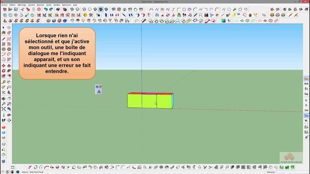 SketchUp extension - 1 - MirrorSelection par Tig смотреть онлайн