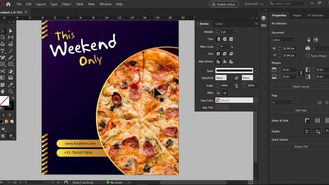 Menu Design for Print | Adobe InDesign 2021 for Beginners смотреть онлайн
