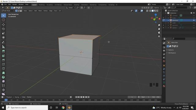 Blender Tutorial for Beginners - Part 3: Modelling our Third Object - A Pyramid смотреть онлайн
