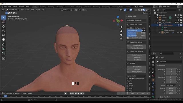 Blender 3.1_Addon MB LAB 3Dcharacters_caricarlo e usarlo_parte 1 смотреть онлайн