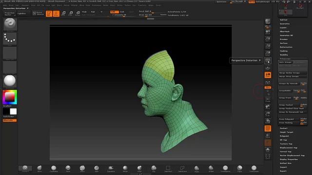 使用FiberMesh在ZBrush中製作長髮 (2) смотреть онлайн