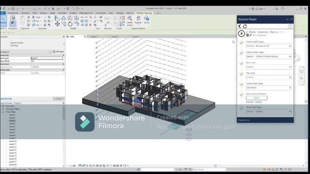 Modeling tower under dynamo (BIM Revit) смотреть онлайн