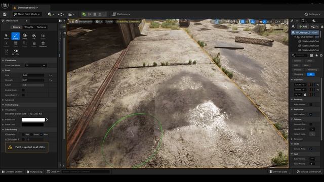UE5 Vertex Painting - Unreal Engine 5 ( ABANDONED FACTORY / Railway industrial zone ) смотреть онлайн