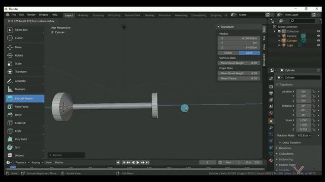 Creating 3D model of a Water gun Using Blender смотреть онлайн