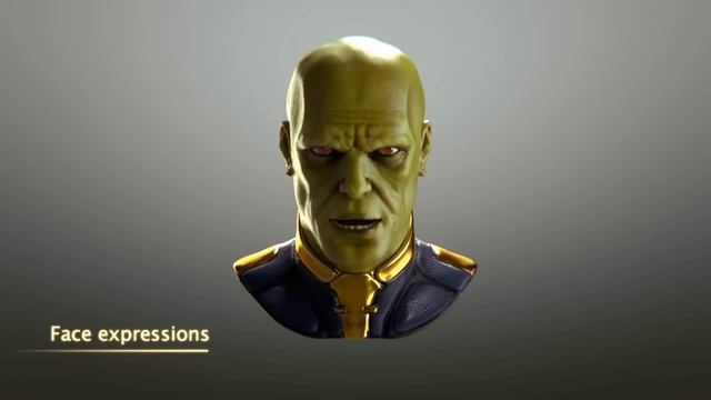 Martian Manhunter Animation testing face смотреть онлайн