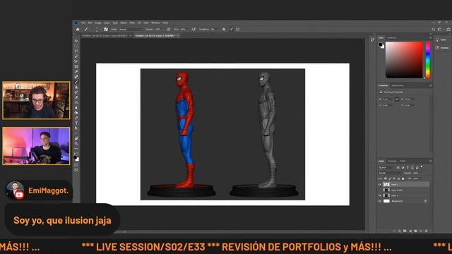 *** LIVE SESSION S02 E33 *** REVISIÓN DE PORTFOLIOS #zbrush #digitalsculpture смотреть онлайн
