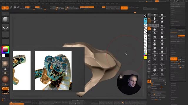 Sculpting Organic Jewelry Designs with ZBrush – Nacho Riesco Gostanza – ZBrush 2023 смотреть онлайн