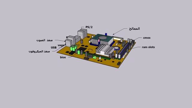 3D Motherboard by SketchUp Pro 2021 смотреть онлайн