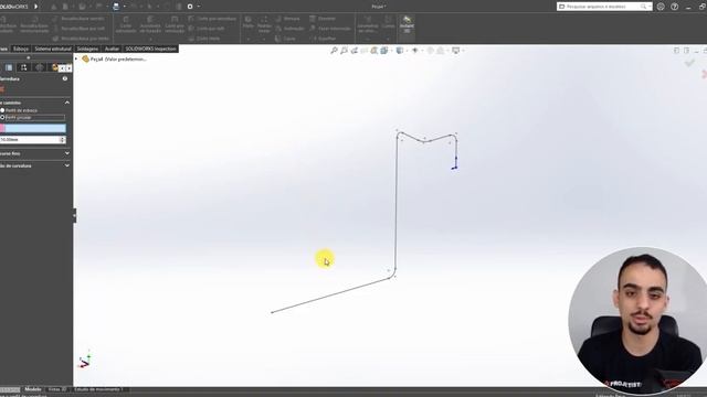 ESBOÇO 3D NO SOLIDWORKS | COMANDOS BÁSICOS INTRODUÇÃO смотреть онлайн