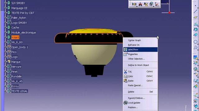 Type3 CAA V5 - Toy Text Engravings in Catia V5 смотреть онлайн