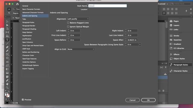 Format a book with graphics: InDesign 2022 смотреть онлайн