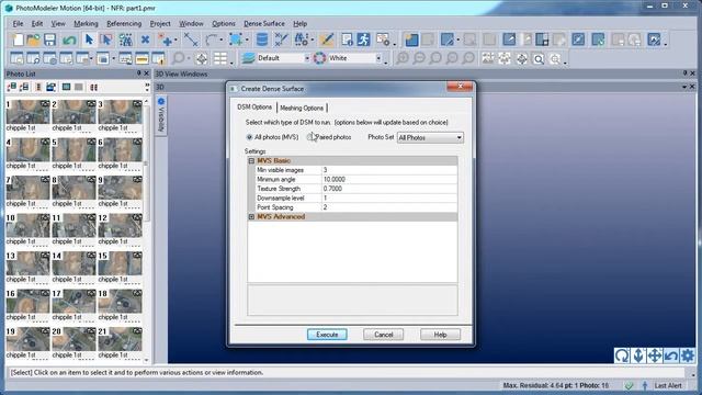 PhotoModeler Scanner 2016 Stockpile Tutorial