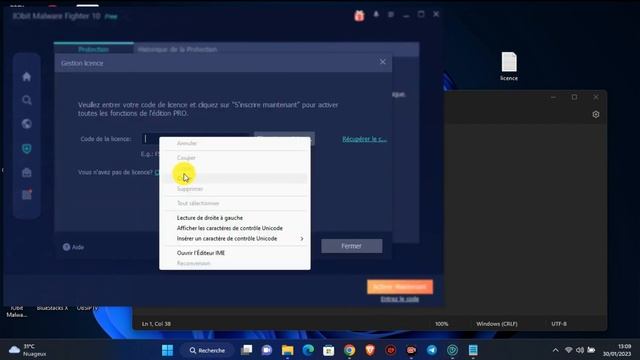 Licence pour antivirus IObit Malware Fighter смотреть онлайн