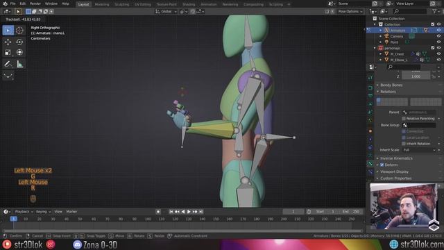 #3 Rig de Brazos IK(Inverse Kinematics) en Blender 2.9 + Custom Shapes en Español - Tutorial Blende смотреть онлайн