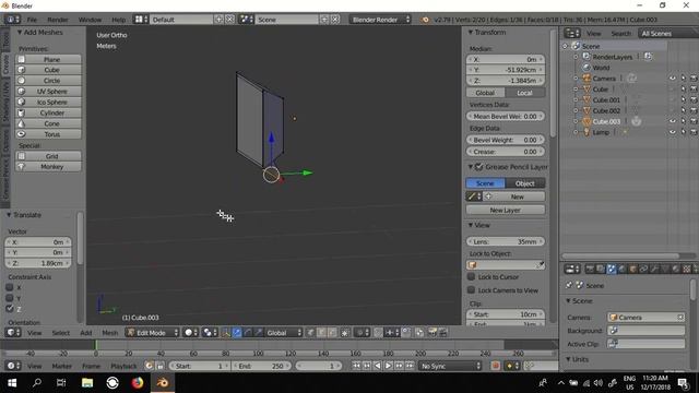 Blender Office Staff Table Design Tutorial смотреть онлайн
