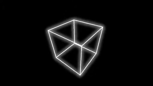 3D wireframe cube rotation with Corona SDK (Lua) смотреть онлайн