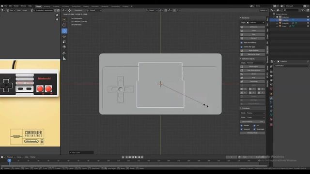 Modeling console #01 | Blender | Nintendo смотреть онлайн